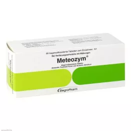 METEOZYM Plēves apvalkotās tabletes, 50 gab
