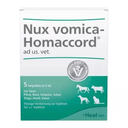 NUX VOMICA HOMACCORD ad us.vet.ampulas, 5 gab