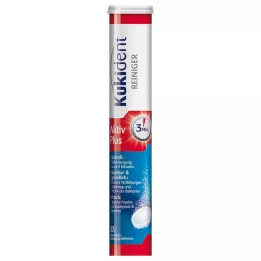 KUKIDENT Cleaner Express Active Plus plāksnītes, 33 gab