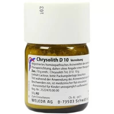 CHRYSOLITH D 10 Triturācija, 50 g