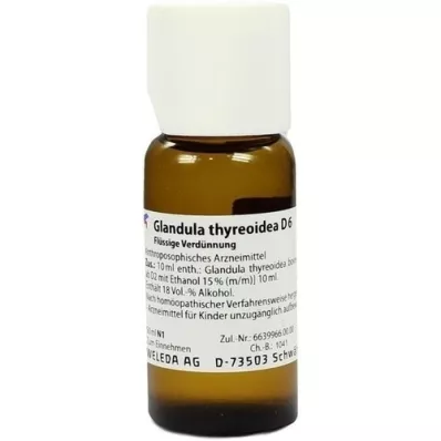 GLANDULA THYREOIDEA D 6 atšķaidījums, 50 ml
