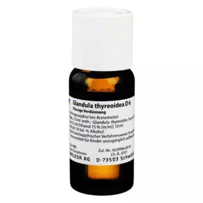 GLANDULA THYREOIDEA D 6 atšķaidījums, 50 ml