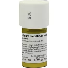 STIBIUM METALLICUM PRAEPARATUM D 10 Triturācija, 20 g