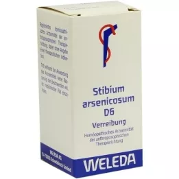 STIBIUM ARSENICOSUM D 6 Triturācija, 20 g