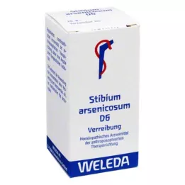 STIBIUM ARSENICOSUM D 6 Triturācija, 20 g