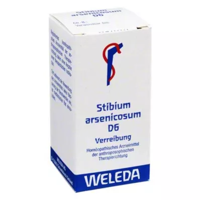 STIBIUM ARSENICOSUM D 6 Triturācija, 20 g STIBIUM ARSENICOSUM D 6 Triturācija, 20 g