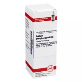 ACIDUM PHOSPHORICUM D 30 atšķaidījums, 20 ml