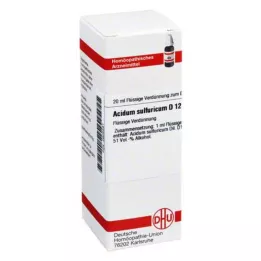 ACIDUM SULFURICUM D 12 atšķaidījums, 20 ml
