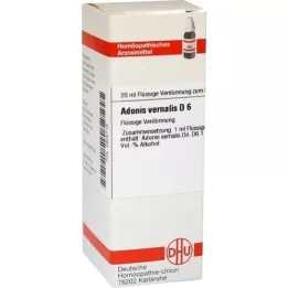 ADONIS VERNALIS D 6 atšķaidījums, 20 ml