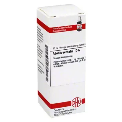 ADONIS VERNALIS D 6 atšķaidījums, 20 ml ADONIS VERNALIS D 6 atšķaidījums, 20 ml