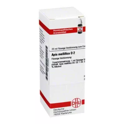 APIS MELLIFICA D 2 atšķaidījums, 20 ml APIS MELLIFICA D 2 atšķaidījums, 20 ml