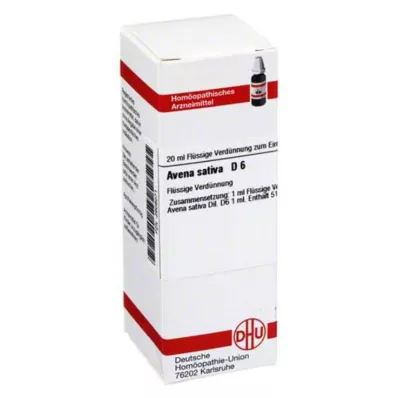 AVENA SATIVA D 6 atšķaidījums, 20 ml AVENA SATIVA D 6 atšķaidījums, 20 ml