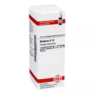 BERBERIS D 12 atšķaidījums, 20 ml BERBERIS D 12 atšķaidījums, 20 ml