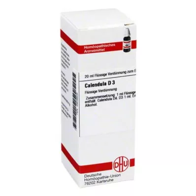 CALENDULA D 3 atšķaidījums, 20 ml CALENDULA D 3 atšķaidījums, 20 ml