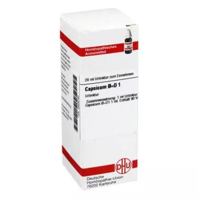 CAPSICUM Mātes tinktūra D 1, 20 ml