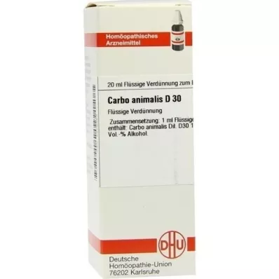 CARBO ANIMALIS D 30 atšķaidījums, 20 ml