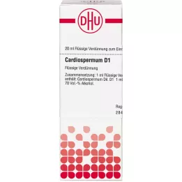 CARDIOSPERMUM D 1 atšķaidījums, 20 ml