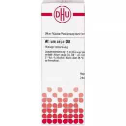 ALLIUM CEPA D 8 atšķaidījums, 20 ml