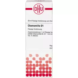 CHAMOMILLA D 1 atšķaidījums, 20 ml