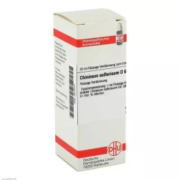 CHININUM SULFURICUM D 6 atšķaidījums, 20 ml