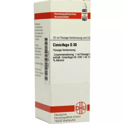 CIMICIFUGA D 30 atšķaidījums, 20 ml CIMICIFUGA D 30 atšķaidījums, 20 ml