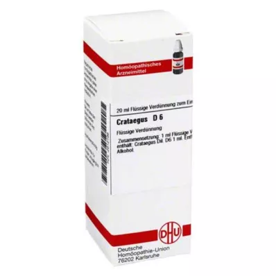 CRATAEGUS D 6 atšķaidījums, 20 ml