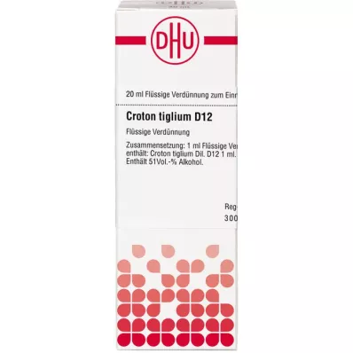 CROTON TIGLIUM D 12 atšķaidījums, 20 ml