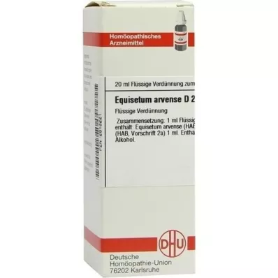 EQUISETUM ARVENSE D 2 atšķaidījums, 20 ml