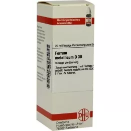 FERRUM METALLICUM D 30 atšķaidījums, 20 ml