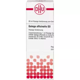 GALEGA officinalis D 3 atšķaidījums, 20 ml