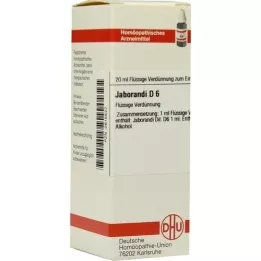 JABORANDI D 6 atšķaidījums, 20 ml