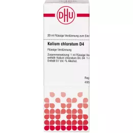 KALIUM CHLORATUM D 4 atšķaidījums, 20 ml