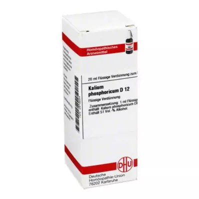 KALIUM PHOSPHORICUM D 12 atšķaidījums, 20 ml