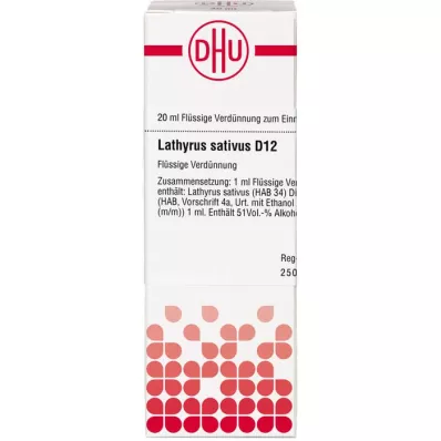 LATHYRUS SATIVUS D 12 atšķaidījums, 20 ml