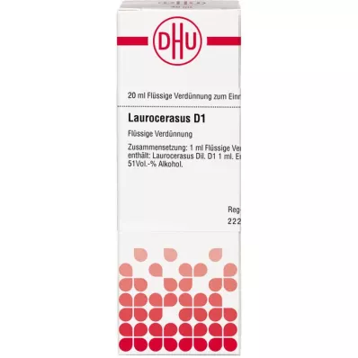 LAUROCERASUS D 1 atšķaidījums, 20 ml