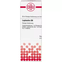 LEPTANDRA D 6 atšķaidījums, 20 ml