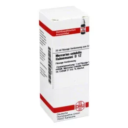 MERCURIUS SOLUBILIS Hahnemanni D 12 atšķaidījums, 20 ml