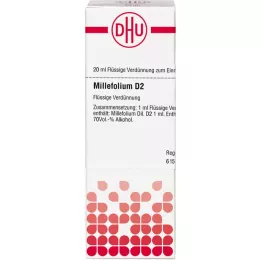 MILLEFOLIUM D 2 atšķaidījums, 20 ml