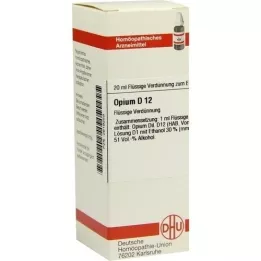 OPIUM D 12 atšķaidījums, 20 ml