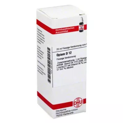OPIUM D 12 atšķaidījums, 20 ml OPIUM D 12 atšķaidījums, 20 ml