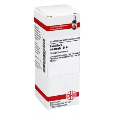 PASSIFLORA INCARNATA D 6 atšķaidījums, 20 ml PASSIFLORA INCARNATA D 6 atšķaidījums, 20 ml