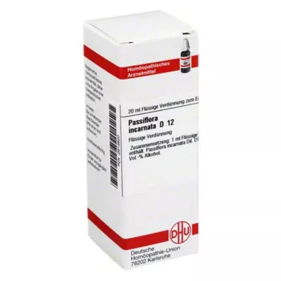 PASSIFLORA INCARNATA D 12 atšķaidījums, 20 ml PASSIFLORA INCARNATA D 12 atšķaidījums, 20 ml