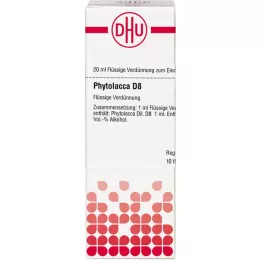 PHYTOLACCA D 8 atšķaidījums, 20 ml