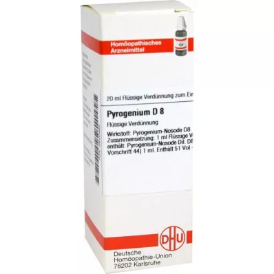 PYROGENIUM D 8 atšķaidījums, 20 ml