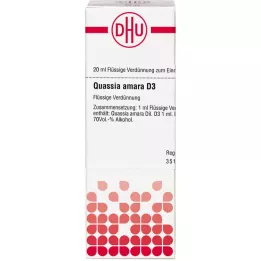 QUASSIA D 3 atšķaidījums, 20 ml