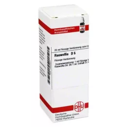 RAUWOLFIA D 6 atšķaidījums, 20 ml