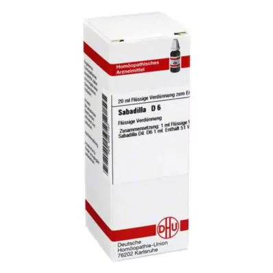 SABADILLA D 6 atšķaidījums, 20 ml