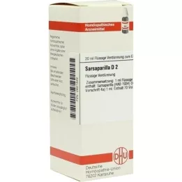 SARSAPARILLA D 2 atšķaidījums, 20 ml