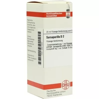 SARSAPARILLA D 2 atšķaidījums, 20 ml