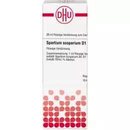 SPARTIUM SCOPARIUM D 1 atšķaidījums, 20 ml